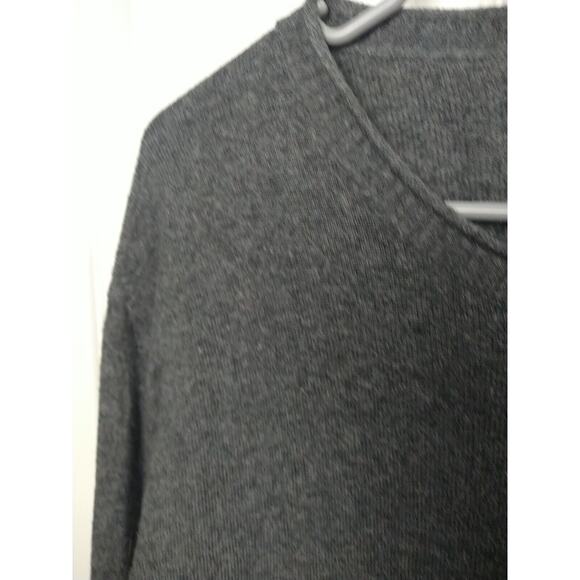 Five Four Men's L Sweater Colorblock Dark/Light Grey Pullover Long Sleeve Casual - Picture 4 of 9